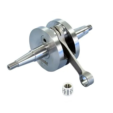 Albero motore Polini racing a spalle piene con biella ricavata dal pieno  per ciclomotori enduro, motard e stradali con motore Piaggio,Derbi e Aprilia D50B prodotti dal 2006 in poi, ricambio 2100053