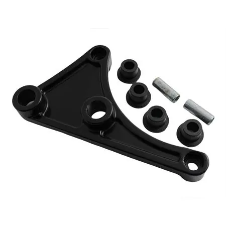 Supporto in alluminio per marmitte Polini montare sugli scooter con motore Piaggio e Gilera raffreddati ad aria e liquido, ricambio 2140114