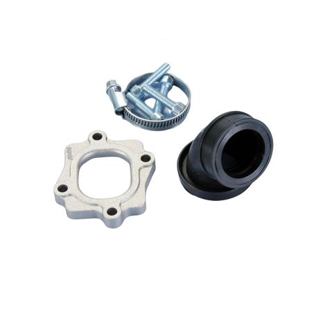 Collettore aspirazione Minarelli Yamaha orizzontale con carburatore mikuni 24-26-28 (Polini), ricambio 2150432
