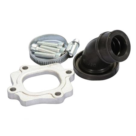 Collettore aspirazione scooter minarelli orizzontale per carburatori Polini CP 19 e 24 versione evolution, ricambio 2150441