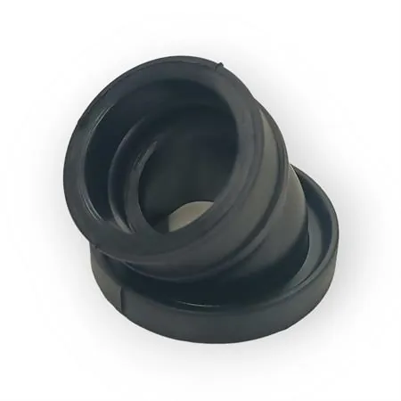 Manicotto in gomma Polini per collettore aspirazione girevole a 360 gradi per scooter  Piaggio con diametro imbocco 28,5 mm e carburatore CP Evolution, ricambio 2150445