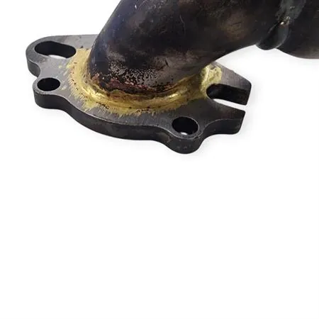 2160001FMS2 Collettore di scarico marmitta Polini scooter team 4 per motori Minarelli orizzontali aria e liquido