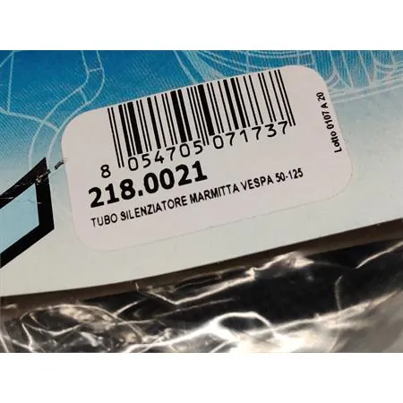 218.0021 Tubo silenziatore marmitta vespa 50-125
