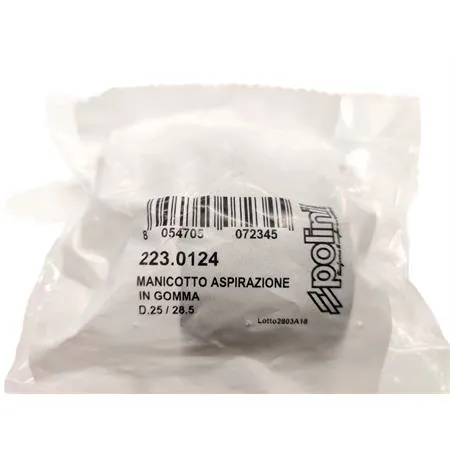 Manicotto aspirazione in  gomma d.25-28,5, ricambio 2230124