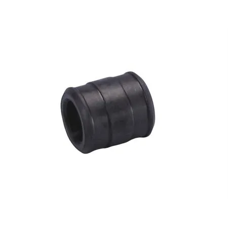 Giunto flessibile Polini in gomma per silenziatore marmitta diametro interno da 25 mm da un lato e dall'altro 28 mm con sede per utilizzo fascetta metallica di bloccaggio, ricambio 2230145