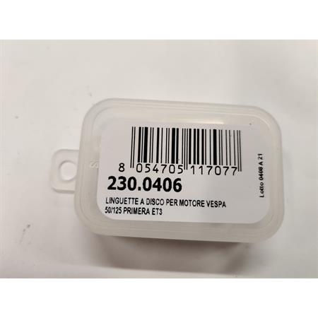 Linguette a disco vespa 50/125 et3, ricambio 2300406