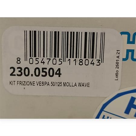 Kit friz.molla wave vespa 50-125, ricambio 2300504