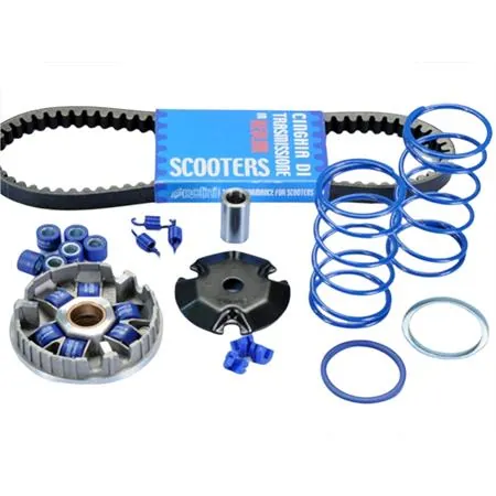 Variatore Polini hi speed con cinghia e molle contrasto per Booster, F12, Sr, minarelli orizzontale e verticale, ricambio 2416701