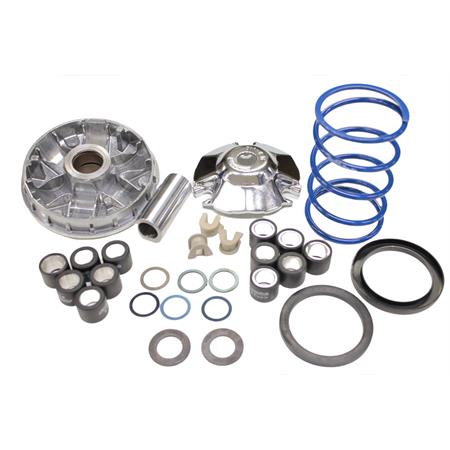 Variatore Polini hi-speed evolution con rulli diametro 19 x 15,5 mm per albero motore Piaggio con asse rigato e diametro 14,8 mm, ricambio 241725