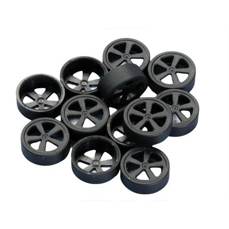 Coperchietti Polini in plastica nera autoventilati per rulli variatore diametro 19mm, ricambio 242026