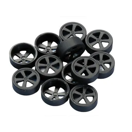 Coperchietti Polini in plastica nera autoventilati per rulli variatore diametro 19mm, ricambio 242026