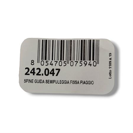 Spine guida semipulegge ad alta scorrevolezza (Polini), ricambio 242047