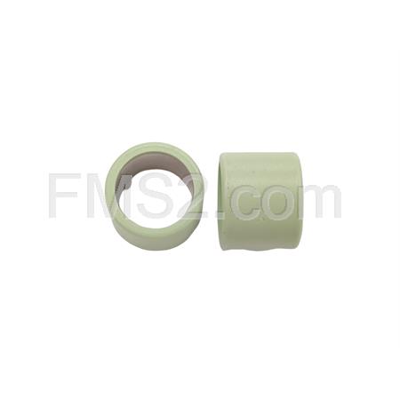 Kit rulli variatore 19x15.5 colore verde chiaro peso grammi 2.7 interno alluminio (Polini), ricambio 242089