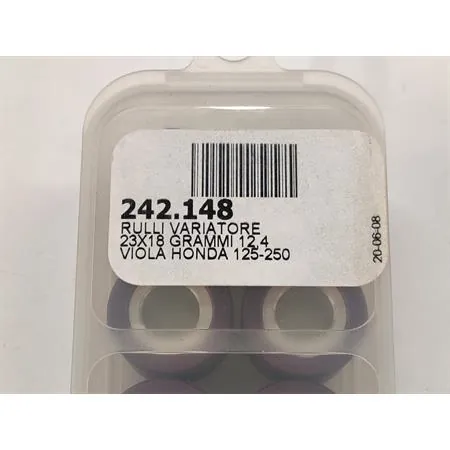 Rulli variatore 23x18 grammi 12.4 viola (Polini), ricambio 242148