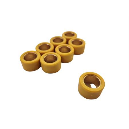 Kit 8 rulli Polini diametro 25 per 14.8, ricambio 242221