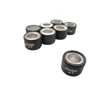 Rulli variatore Polini con diametro 25 x 17 mm e peso 12,0 grammi, ricambio 242285