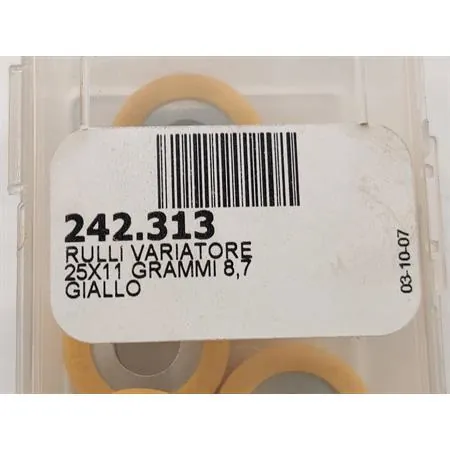 Rulli variatore 25x11 grammi 8.7 oz.0.30 (Polini), ricambio 242313