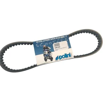 248.030 Cinghia di trasmissione Polini kevlar per malaguti f10 motore minarelli ricambio 248030