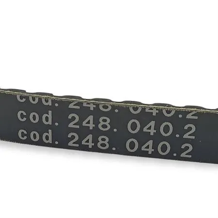 Cinghia di trasmissione variatore Polini in Aramid-kevlar per correttori da 128 mm e montaggio su motori Minarelli verticale e orizzontale aria e liquido a braccio lungo 248.040.2, ricambio 2480402