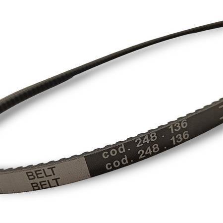 Cinghia variatore dentata Polini per ciclomotori Piaggio si con variatore, ricambio 248136