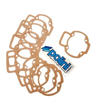 254.0128 Guarnizione di base cilindro Polini Big Evolution per scooter con motore Piaggio lc con spessore da 0,10 mm (10 pezzi)