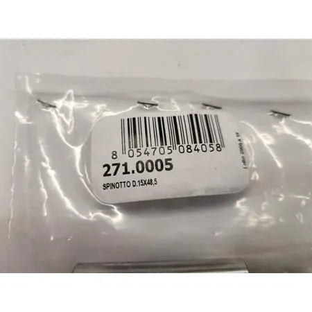 Spinotto Polini con diametro 15 mm e lunghezza 48,5 mm da abbinare ai motori della Vespa 130 cc con pistone diametro 57 mm, ricambio 2710005