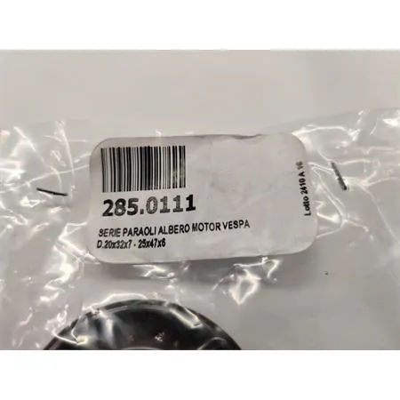 Serie paraoli albero motore vespa d.20x32, ricambio 2850111