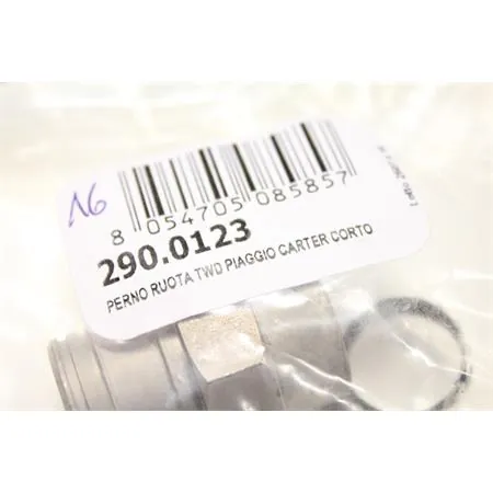 Perno ruota twd Polini per ricambio al telaietto torsen codice 1720011 per scooter con motore Piaggio carter corto e freno posteriore a tamburo con raffreddamnento a liquido, ricambio 2900123