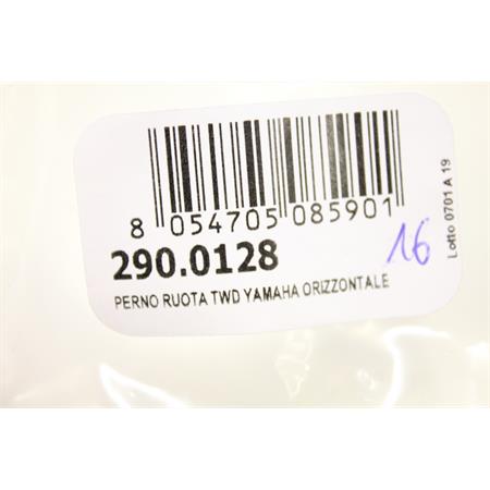 Perno ruota twd Polini per ricambio al telaietto torsen codice 1720016 e codice 1720018 per scooter con motore Minarelli e Yamaha orizzontale Aerox e Jog e codice 1720017 per Malaguti F12 orizzontale liquido, ricambio 2900128