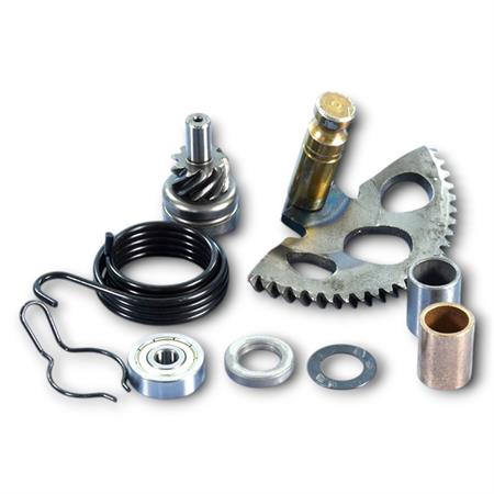 Kit ingranaggi messa in moto Polini per carter messa in moto scooter con blocco Piaggio a braccio corto e braccio lungo raffreddati ad aria e liquido, ricambio 2900136