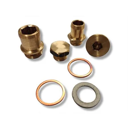 Serie raccordi e tappi Polini in kit completo di rondelle e guarnizioni, ricambio 3150028