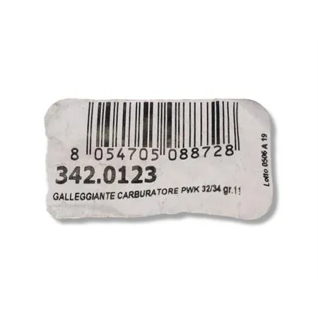 Galleggiante Polini per carburatore PWK 32 e PWK 34, ricambio 3420123