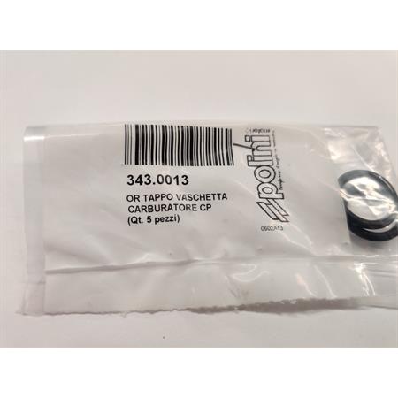 O-ring tappo vaschetta carburatori Polini serie CP evolution, ricambio 3430013