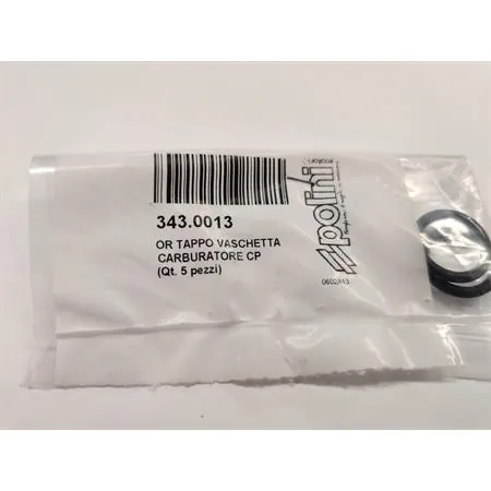 343.0013 O-ring tappo vaschetta carburatori Polini serie CP evolution