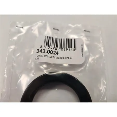 343.0024 Flangia attacco filtro carb. cp d.60 l.1