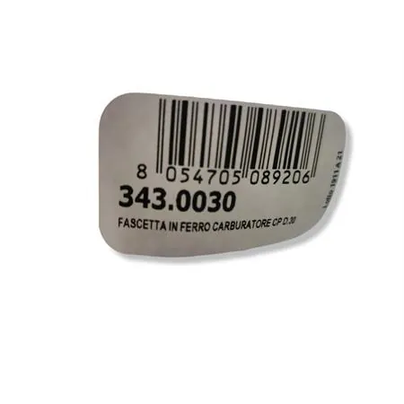 Fascetta in ferro Polini diametro 30 mm per carburatori CP attacco cavo femmina per Piaggio Vespa, ricambio 3430030