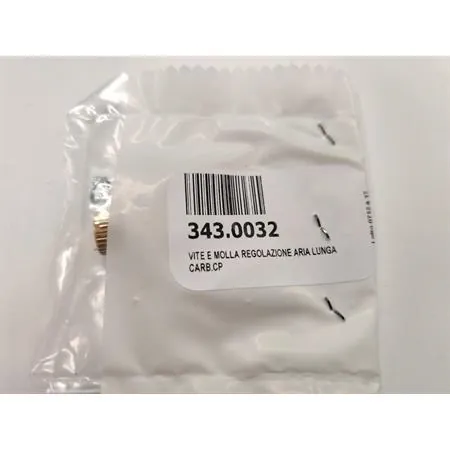 Vite e molla regolazione aria lunga carb, ricambio 3430032