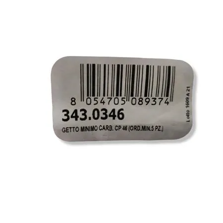 Getto minimo carburatore Polini CP numero 46, ricambio 3430346