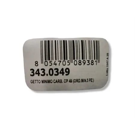 Getto minimo carburatore Polini CP numero 49, ricambio 3430349