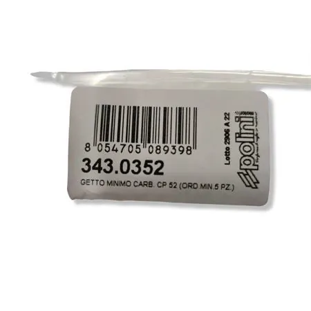 343.0352 Getto minimo carburatore Polini CP numero 52 