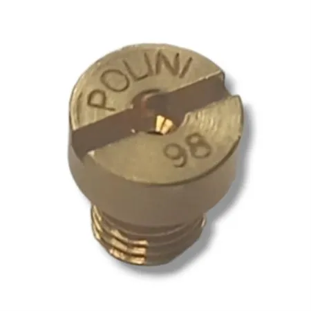 Getto massimo Polini per carburatore Dell'orto passo M5 con numero 98, ricambio 3601098