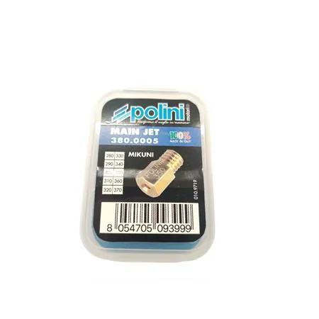 380.0005 Set 10 getti massimo mikuni dal 280 al 3