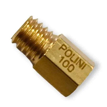 Getto massimo Polini per carburatori Mikuni numero 100, ricambio 3801100