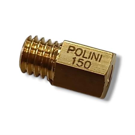 Getto massimo Polini per carburatore Mikuni con numero 150, ricambio 3801150
