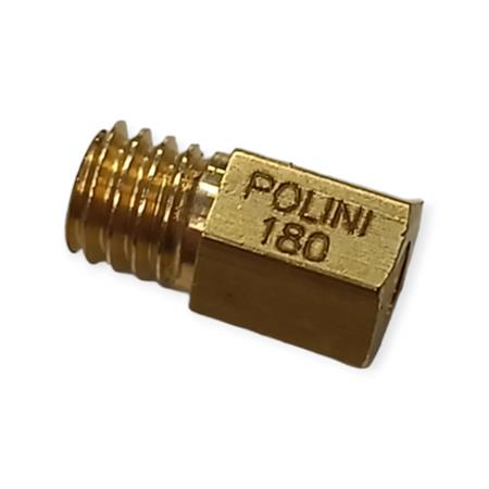 Getto massimo Polini per carburatori Mikuni con misura 180, ricambio 3801180