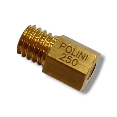 Getto massimo Polini per carburatore Mikuni con numero 250, ricambio 3801250