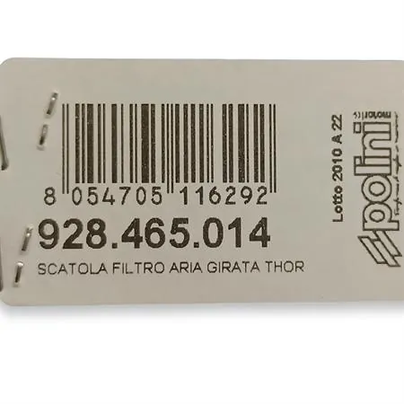 Scatola filtro aria girata thor Polini per carburatori PWK 24,26,28 e 30 completa di raccordo in alluminio e beccucci per regolare la carburazione, ricambio 928465014