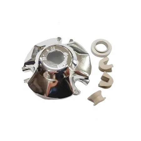 952.051 Piattello guidarulli con tasselli maggiorati e ricambio al variatore Polini 241727 scooter motore Minarelli 50 cc