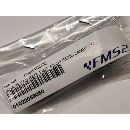 Morsetto reg. fiss. filo freno lambretta, ricambio 01022059050