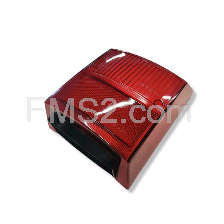 Gemma fanale posteriore Bosatta di colore rosso per Piaggio Vespa PK125S con illuminazione targa, ricambio 034RP223
